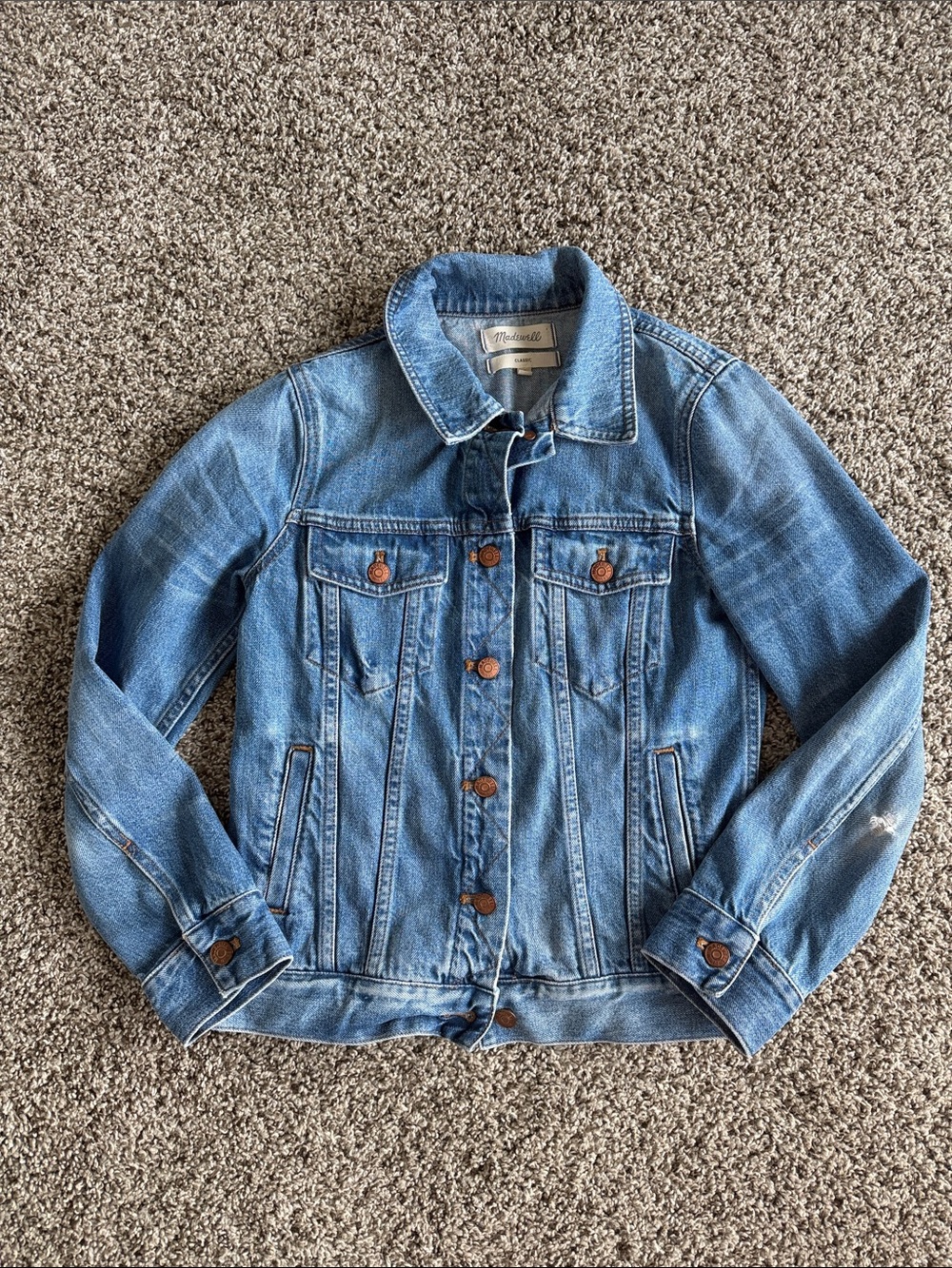 Madewell Classic Light Blue Denim Jacket